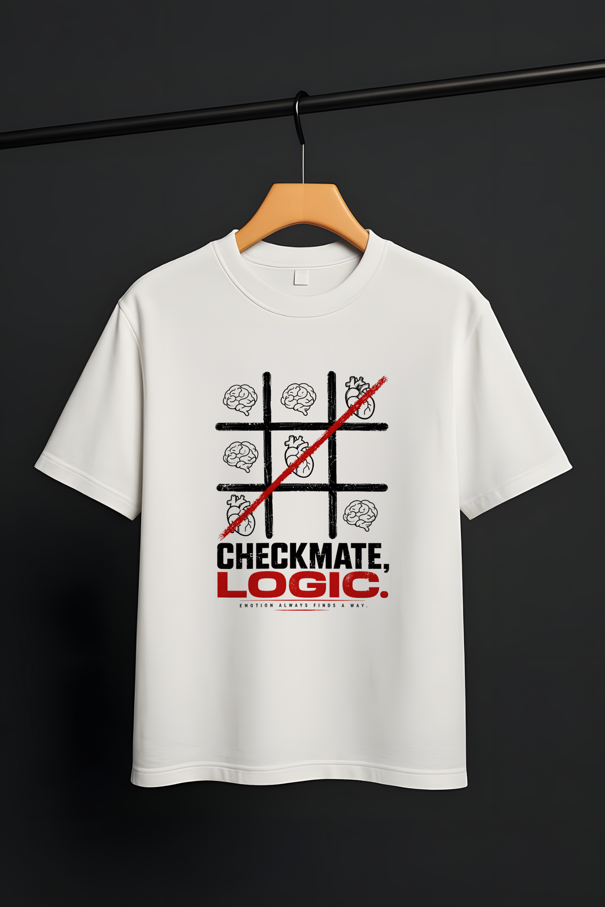 Checkmate Logic-Oversized T-Shirt